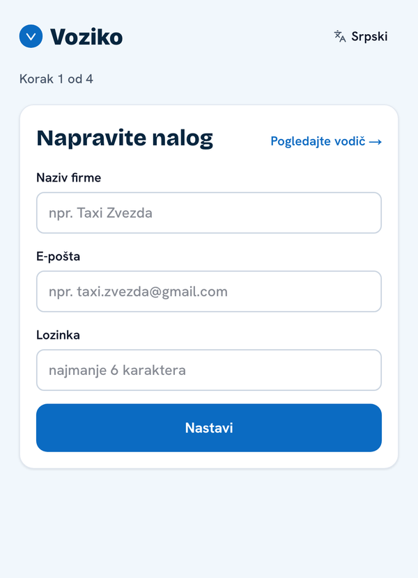 Step 1 — Create an account